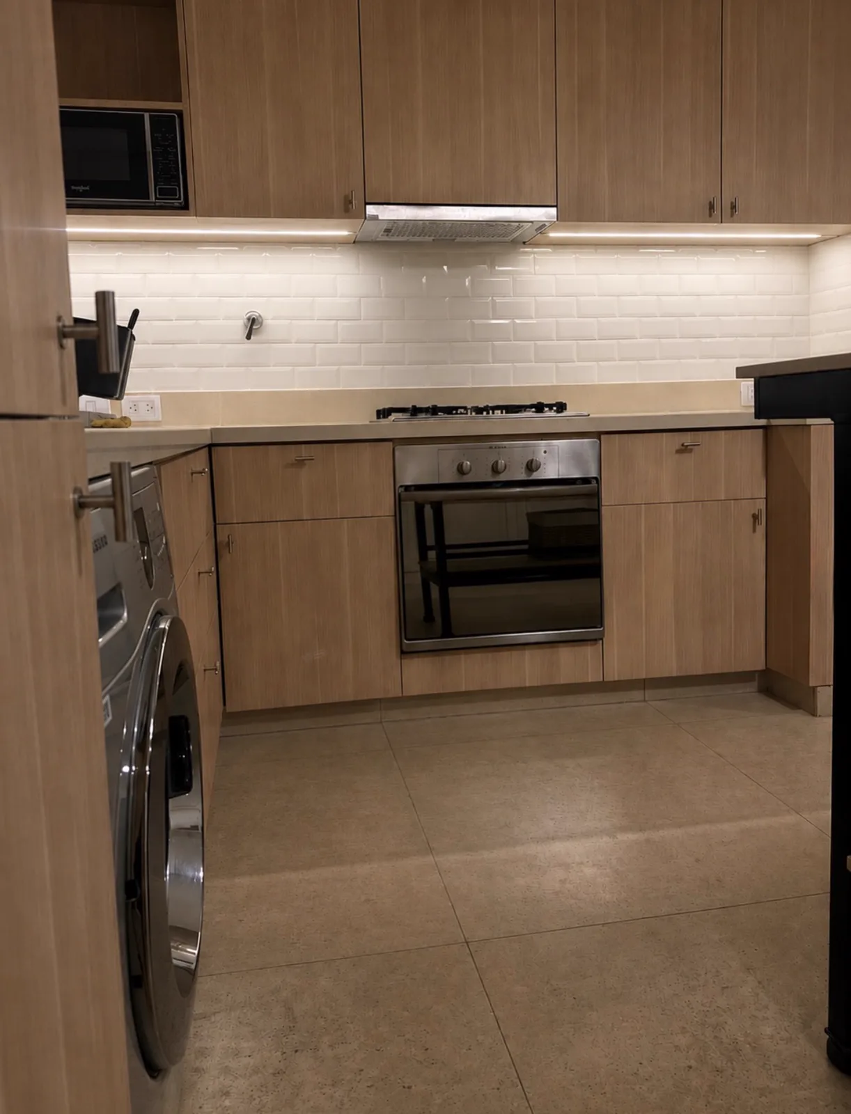 Cocina en texturados madera